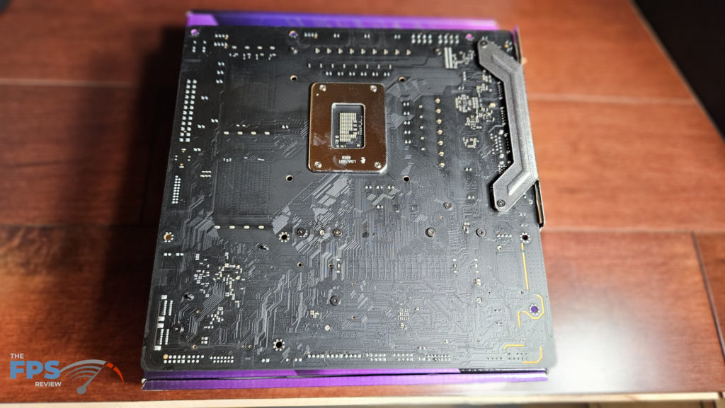 ASRock Phantom Gaming Z890M WiFi: back of board