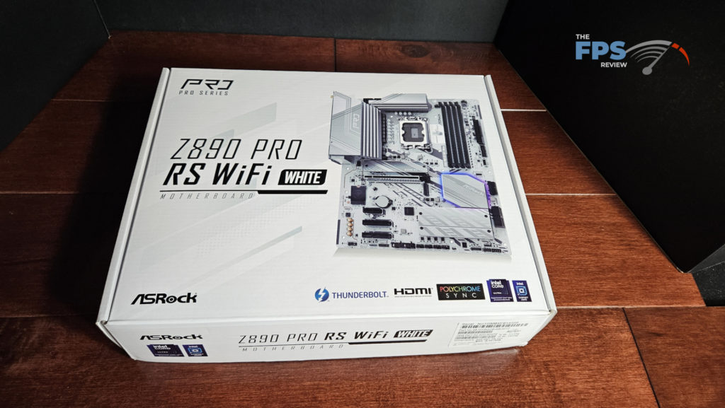 ASRock Z890 Pro RS WiFi White motherboard: box