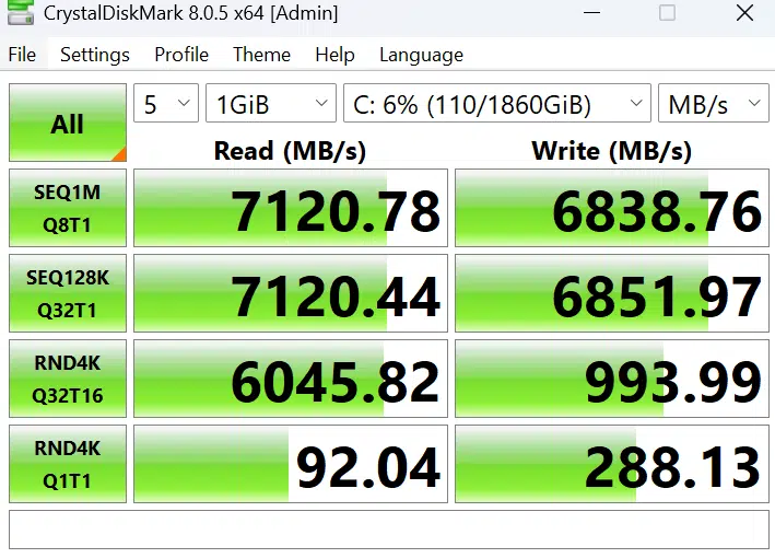 ASRock Phantom Gaming Z890M WiFi: Crystal Disk