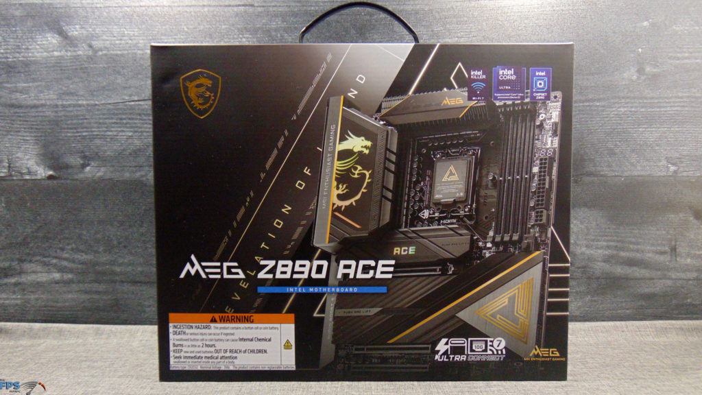 MSI MEG Z890 ACE Motherboard Box Front