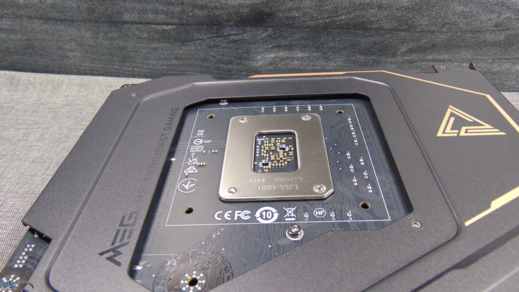 MSI MEG Z890 ACE Motherboard Back View