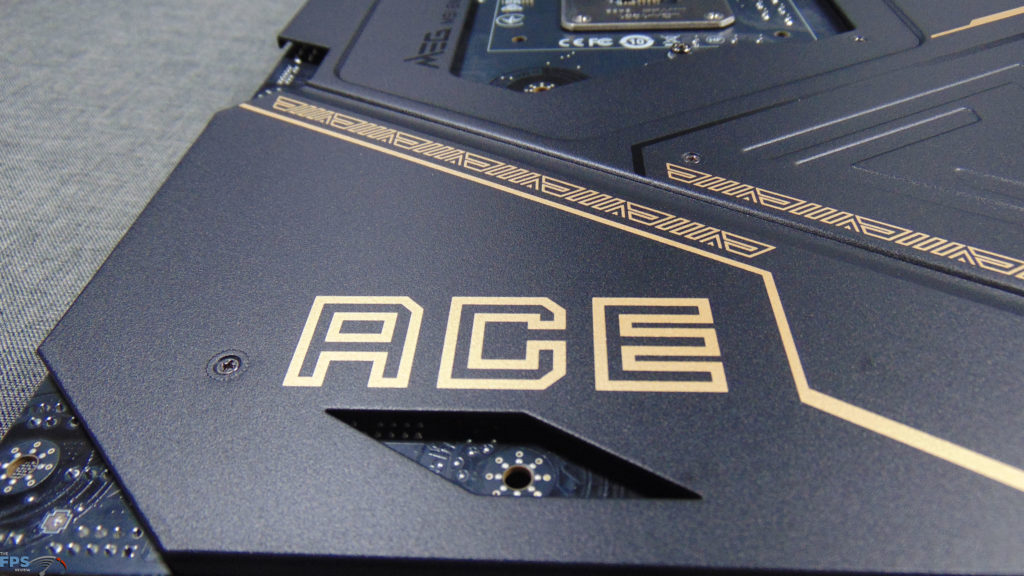 MSI MEG Z890 ACE Motherboard Back View
