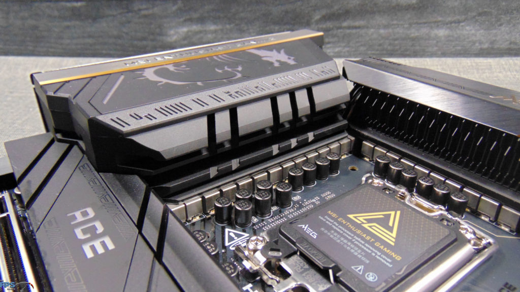 MSI MEG Z890 ACE Motherboard VRMs and Heatsinks