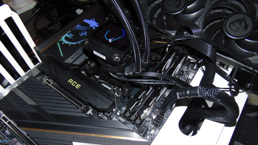 MSI MEG Z890 ACE Motherboard Running