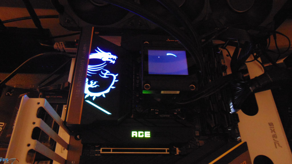 MSI MEG Z890 ACE Motherboard Running