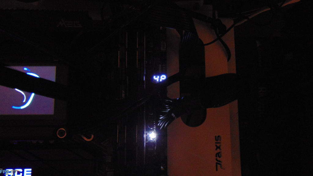 MSI MEG Z890 ACE Motherboard Running