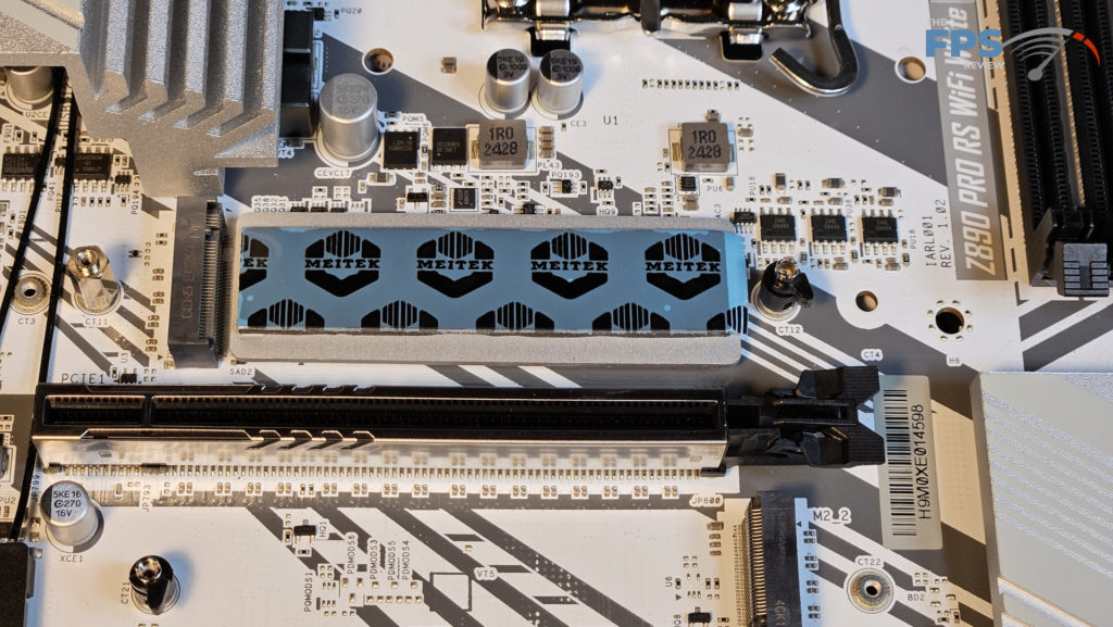 ASRock Z890 Pro RS WiFi White motherboard: primary M.2