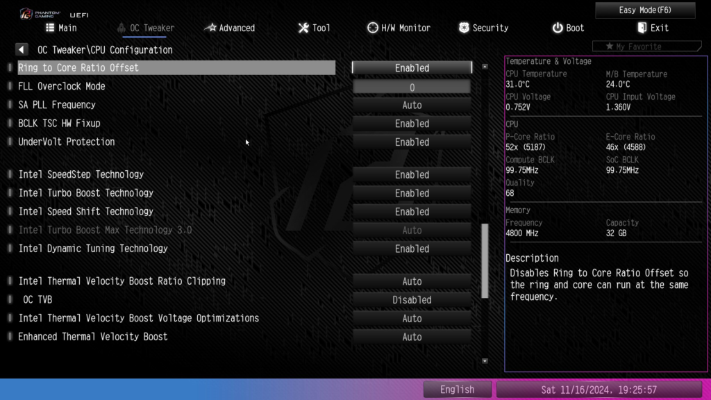 ASRock Phantom Gaming Z890M WiFi: UEFI/BIOS