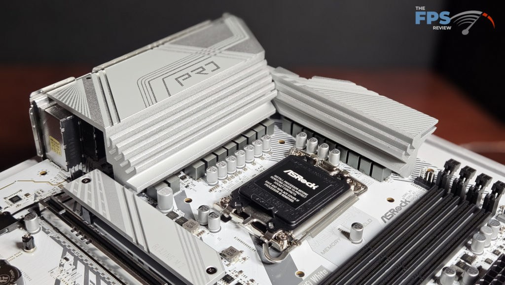 ASRock Z890 Pro RS WiFi White motherboard: VRM