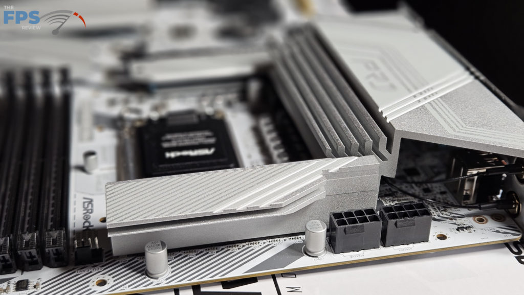 ASRock Z890 Pro RS WiFi White motherboard: VRM