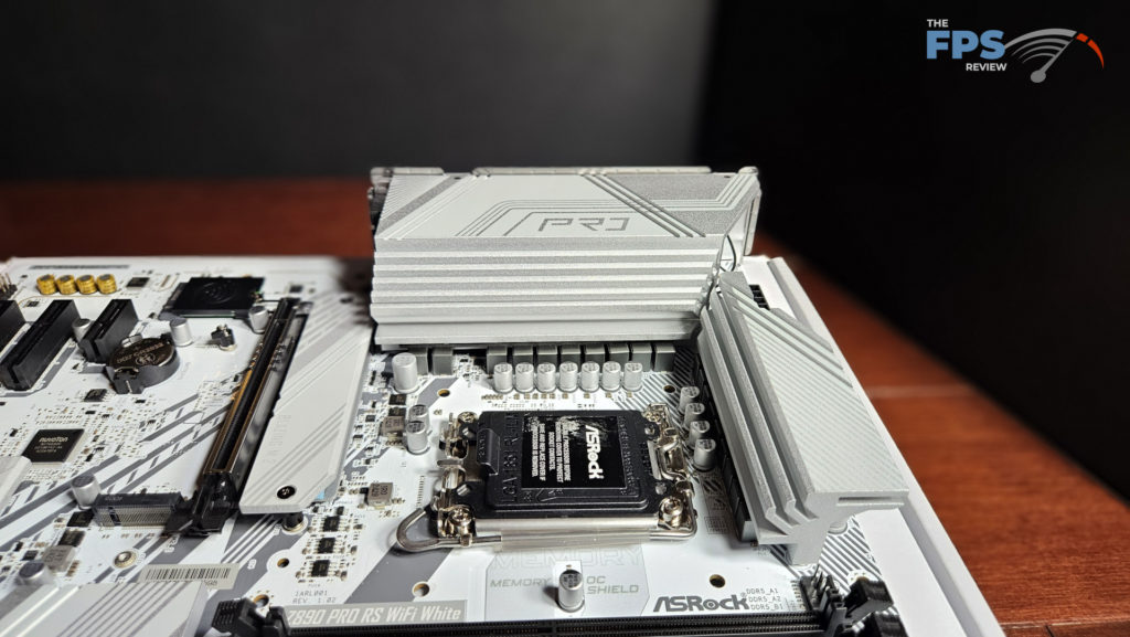 ASRock Z890 Pro RS WiFi White motherboard:VRM