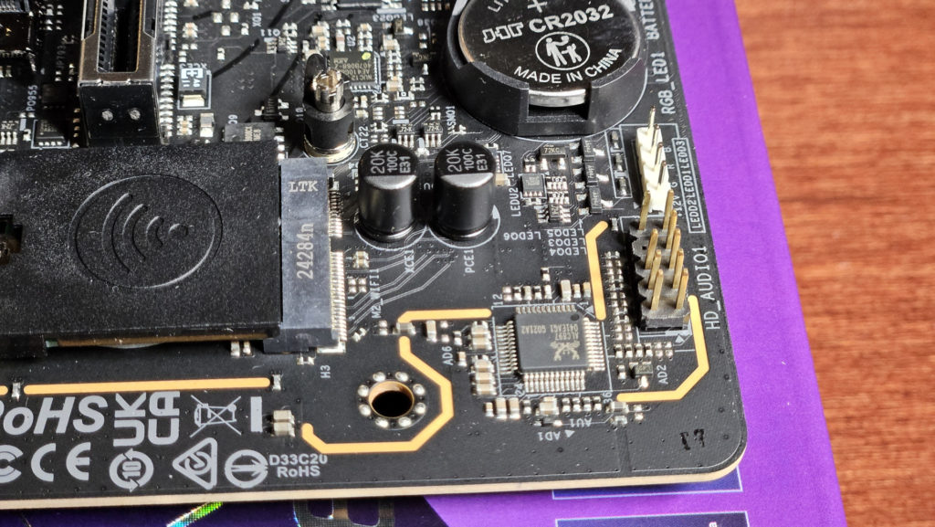 ASRock Phantom Gaming Z890M WiFi: audio
