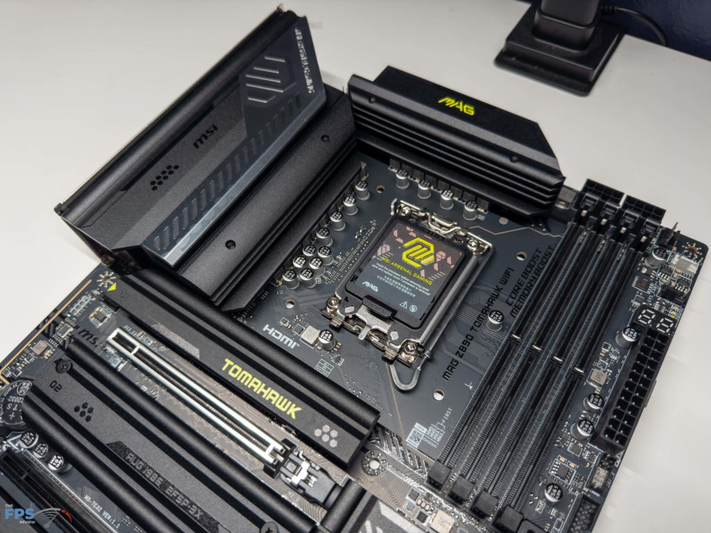 Closeup on VRM cooling