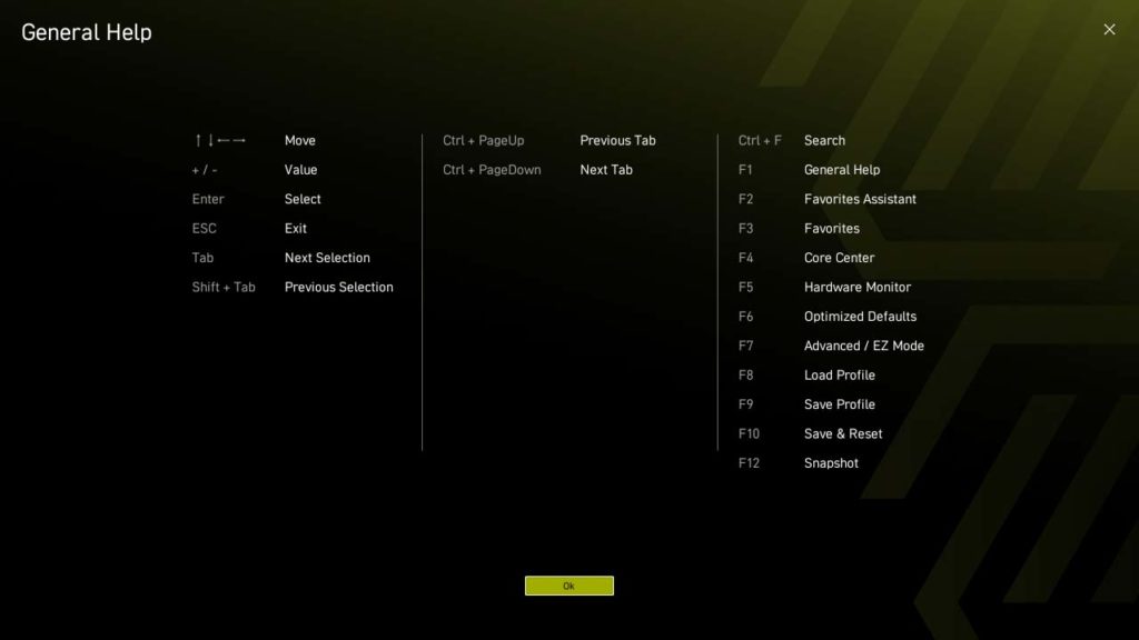 BIOS Screenshot