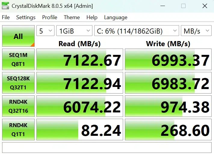 ASRock Phantom Gaming Z890 RIPTIDE WiFi: crystalDisk