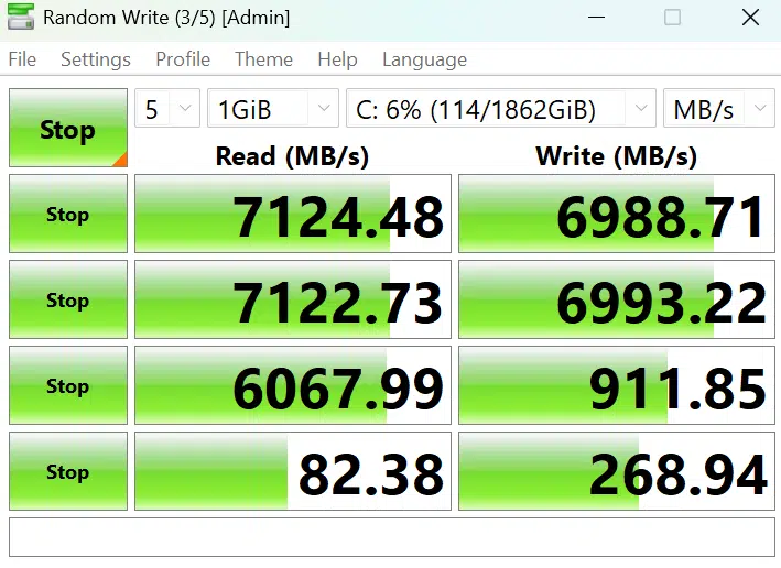 ASRock Phantom Gaming Z890 RIPTIDE WiFi: crystalDisk