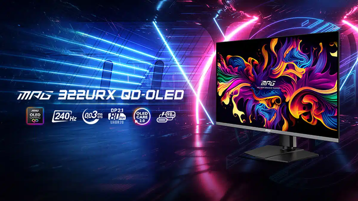 MSI Launches MPG 322URX QD-OLED 32