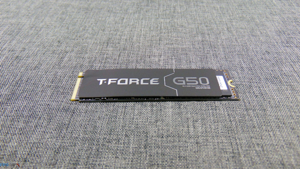 TEAMGROUP T-FORCE G50 2TB PCIe Gen4 M.2 NVMe SSD With Graphene Heat Spreader Applied