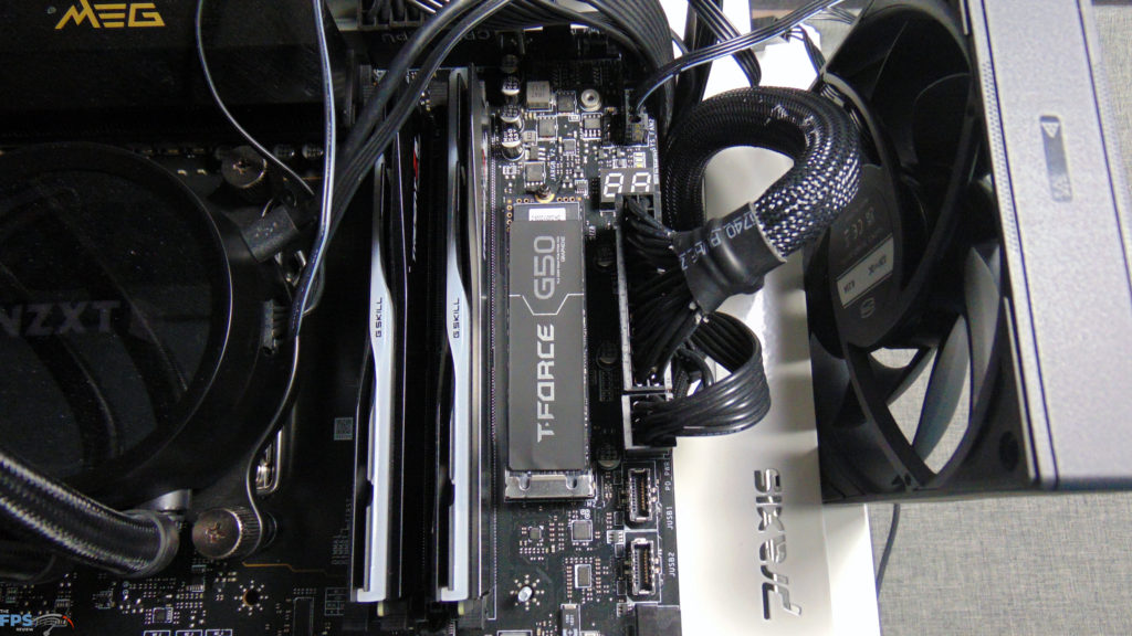 TEAMGROUP T-FORCE G50 2TB PCIe Gen4 M.2 NVMe SSD Installed in Computer