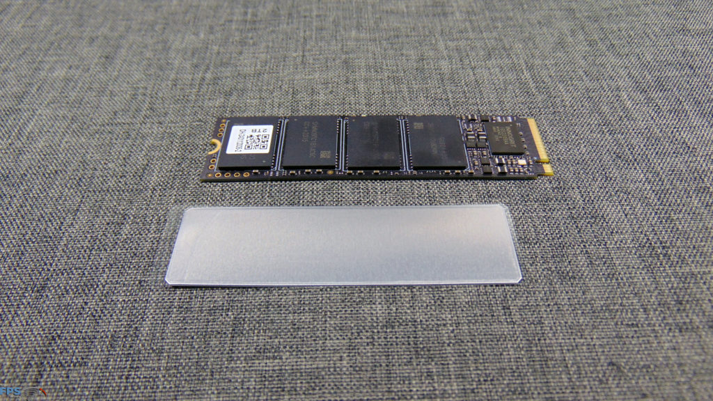 TEAMGROUP T-FORCE G50 2TB PCIe Gen4 M.2 NVMe SSD and Graphene Heat Spreader Underside