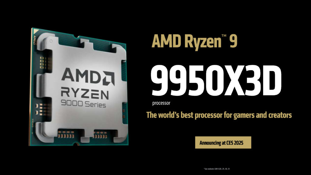 AMD CES Media Pre-Briefing Deck AMD Ryzen 9 9950X3D