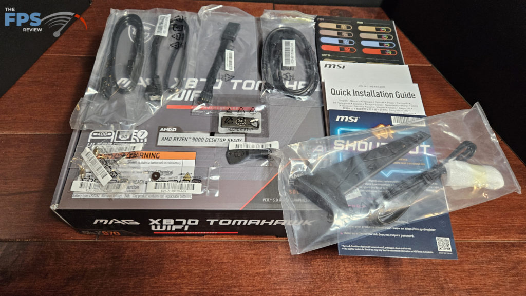 MSI MAG X870 TOMAHAWK WiFi :accessories