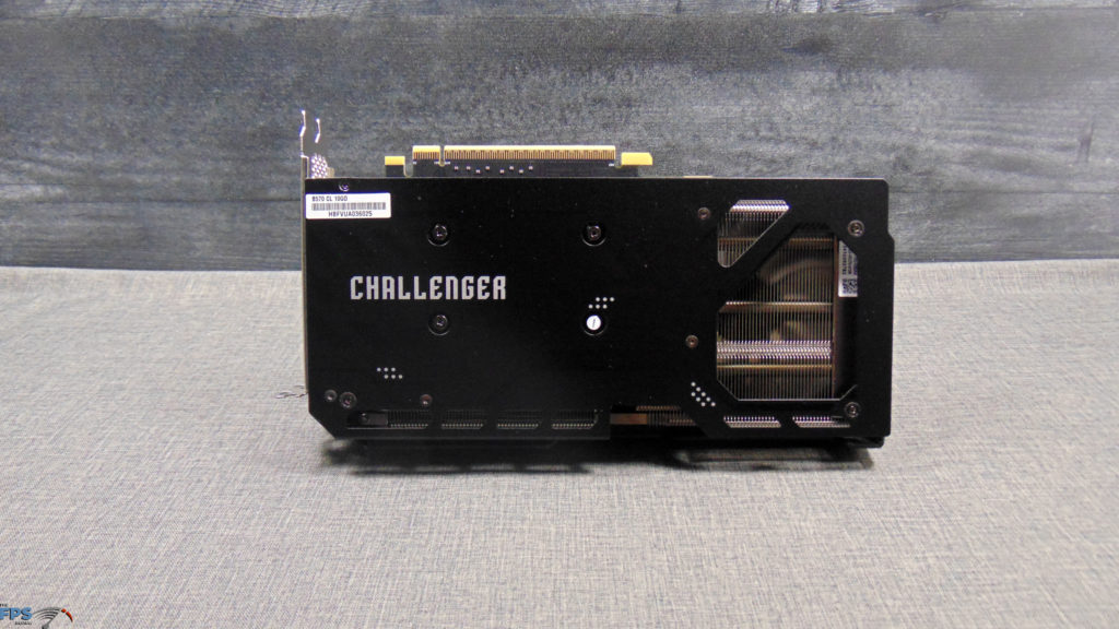ASRock Challenger Arc B570 10GB OC Back View