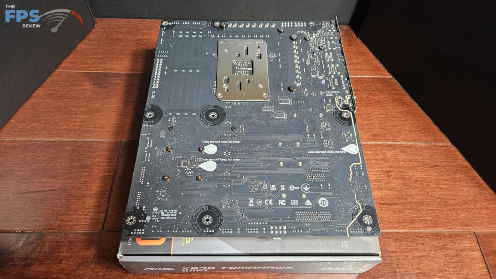 MSI MAG X870 TOMAHAWK WiFi :back of board