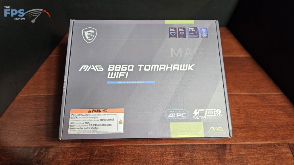 MSI MAG B860 TOMAHAWK WiFi : box