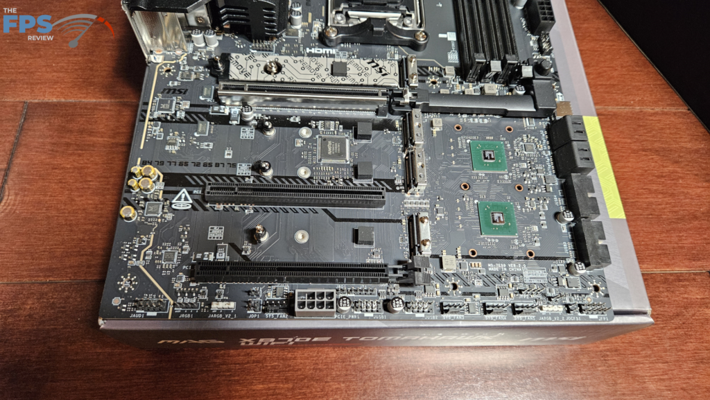 MSI MAG X870E TOMAHAWK WiFi motherboard: m.2 and chipsets