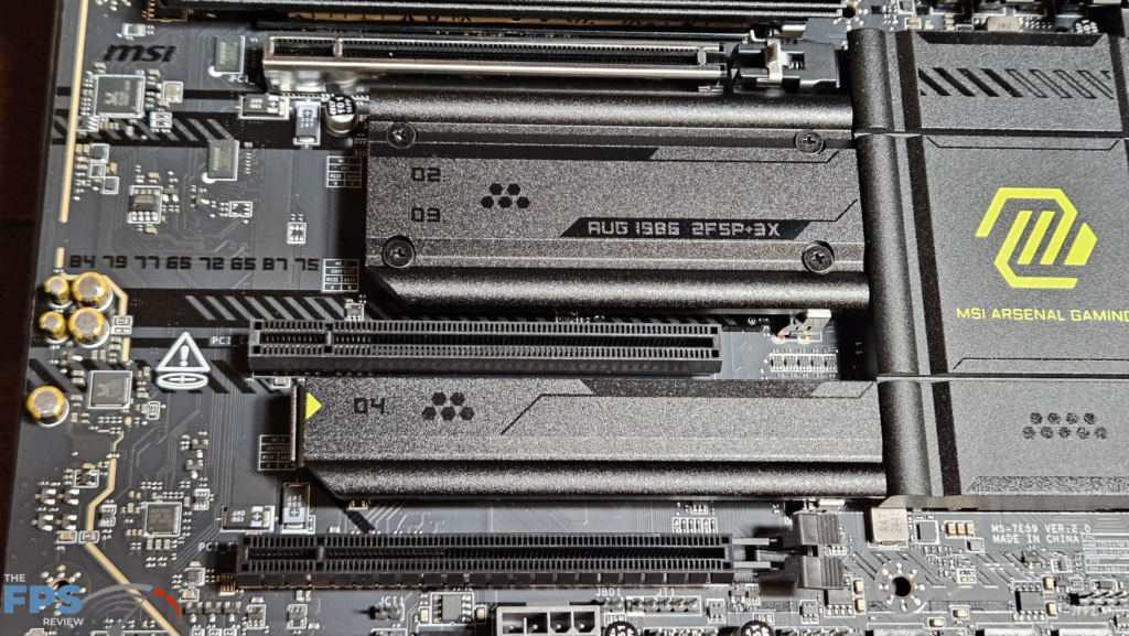 MSI MAG X870E TOMAHAWK WiFi motherboard: expansion