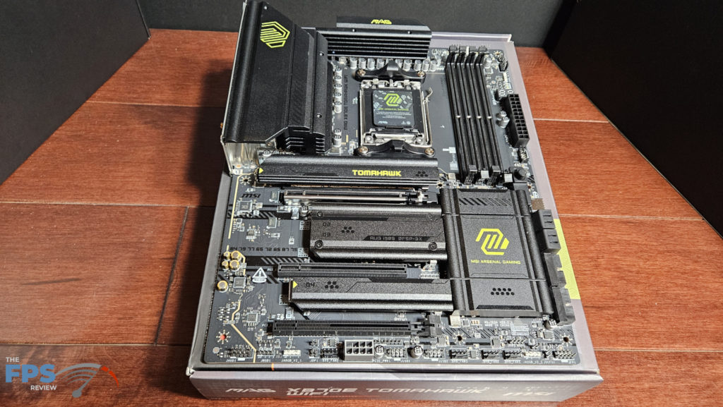 MSI MAG X870E TOMAHAWK WiFi motherboard: full board