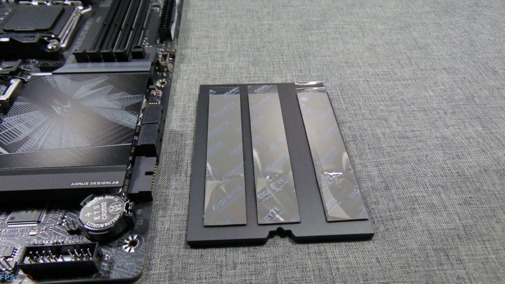 GIGABYTE B850 AORUS ELITE WIFI7 M.2 Heatsink Back Side