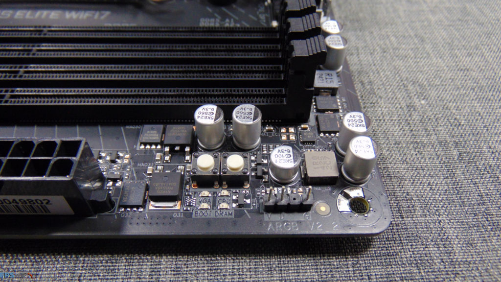 GIGABYTE B850 AORUS ELITE WIFI7 debug area