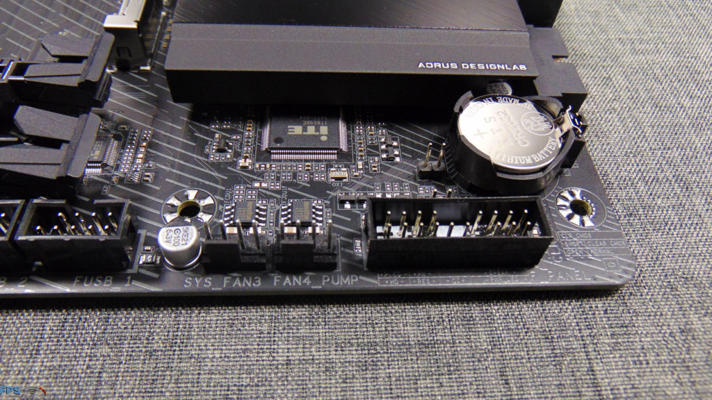 GIGABYTE B850 AORUS ELITE WIFI7 panel connectors and fan headers