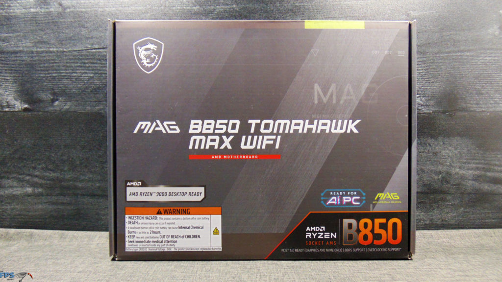 MSI MAG B850 TOMAHAWK MAX WIFI Box Front