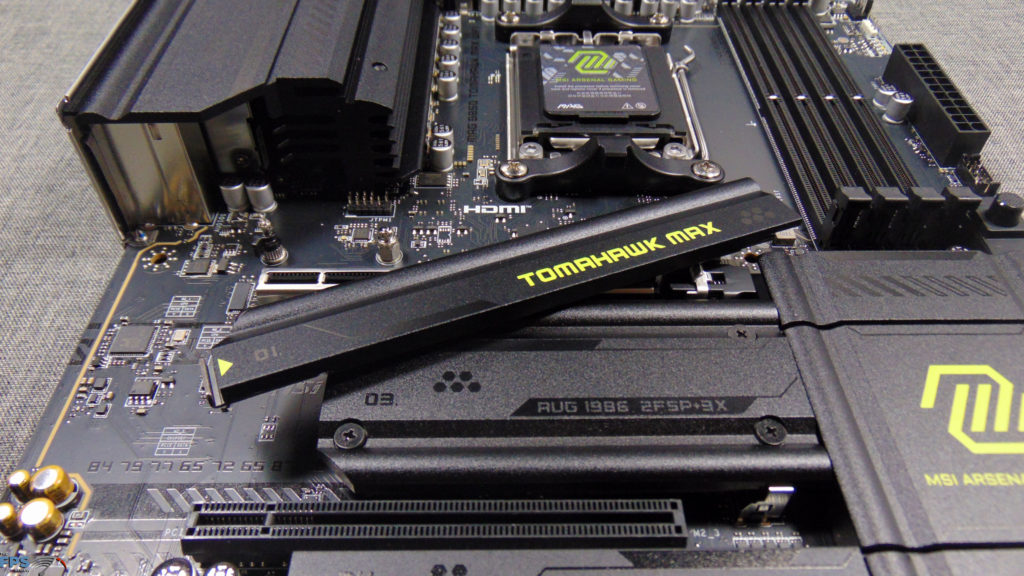 MSI MAG B850 TOMAHAWK MAX WIFI M.2 Storage