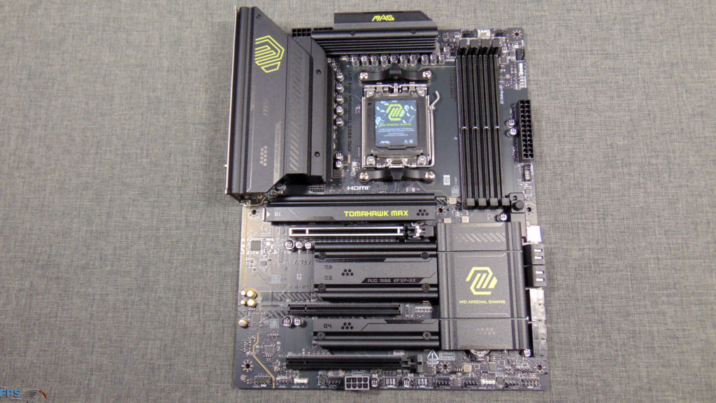 MSI MAG B850 TOMAHAWK MAX WIFI Top View
