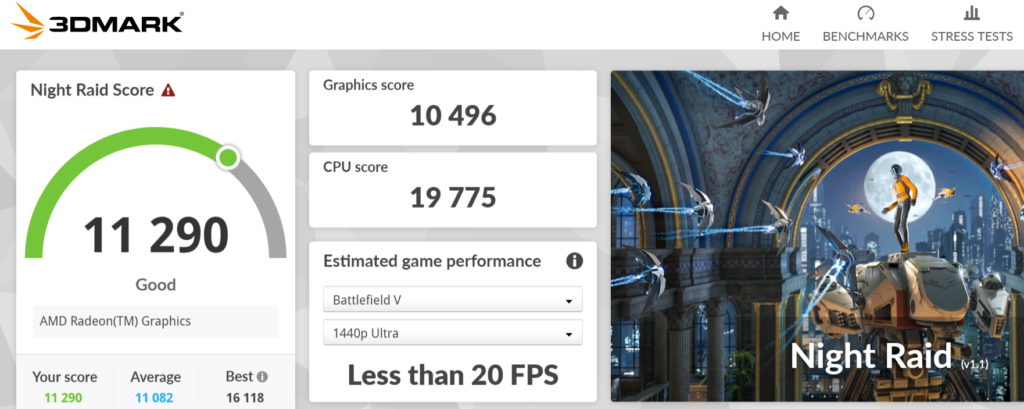 MSI MAG X870 TOMAHAWK WiFi motherboard: 3DMark NightRaid
