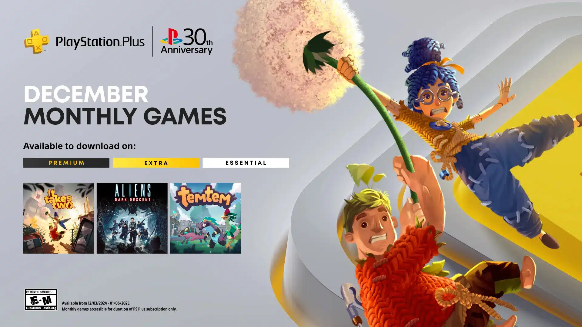 PlayStation Plus Monthly Games for January 2025 Revealed, including