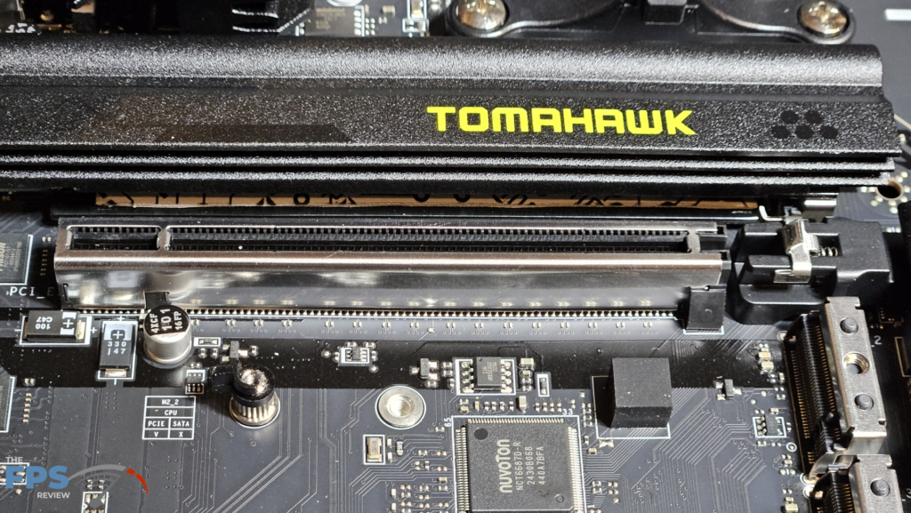 MSI MAG X870E TOMAHAWK WiFi motherboard: primary PCIe