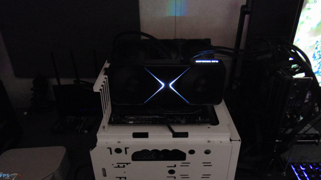 NVIDIA GeForce RTX 5090 Founders Edition Installed in Computer LEDs