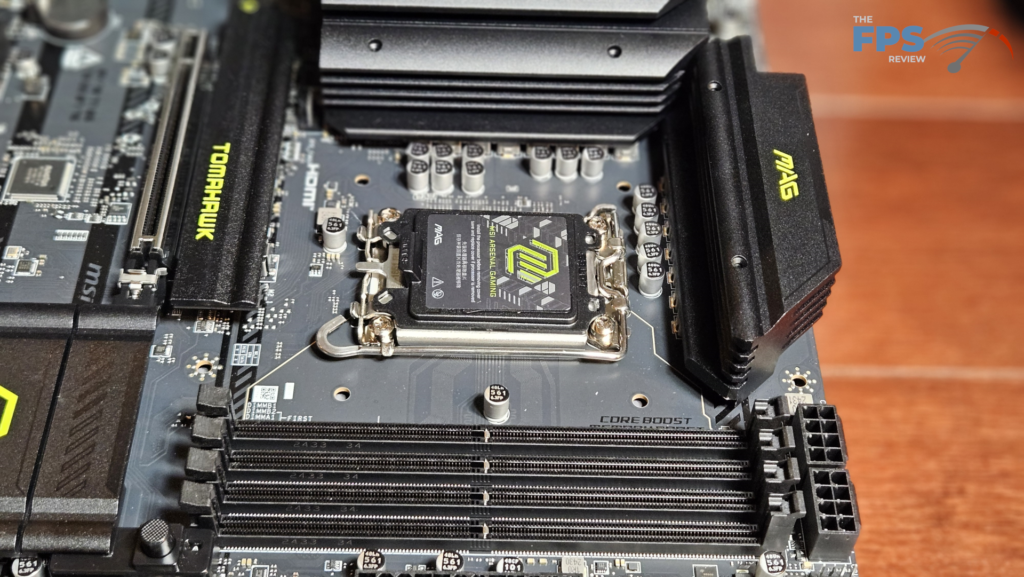 MSI MAG B860 TOMAHAWK WiFi : memory and cpu socket