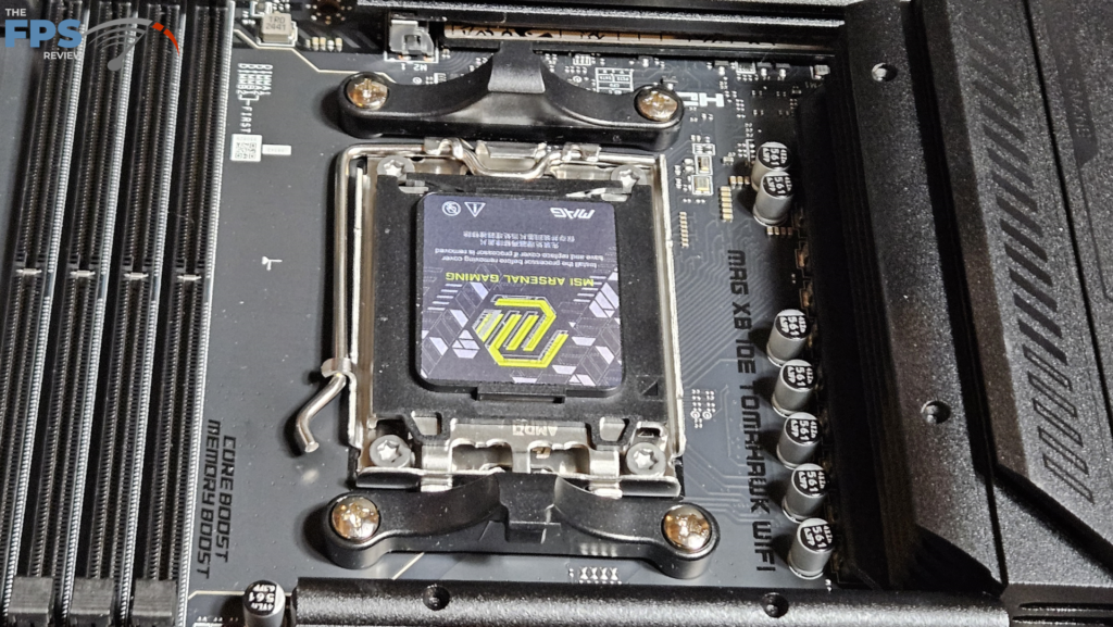 MSI MAG X870E TOMAHAWK WiFi motherboard: socket