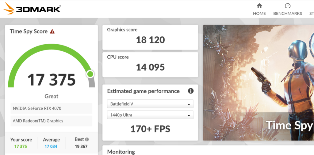 MSI MAG X870 TOMAHAWK WiFi motherboard: 3DMark Timespy