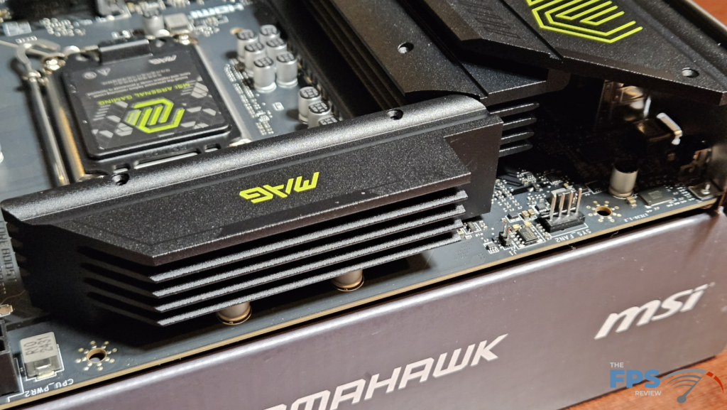 MSI MAG B860 TOMAHAWK WiFi : VRM heatsinks