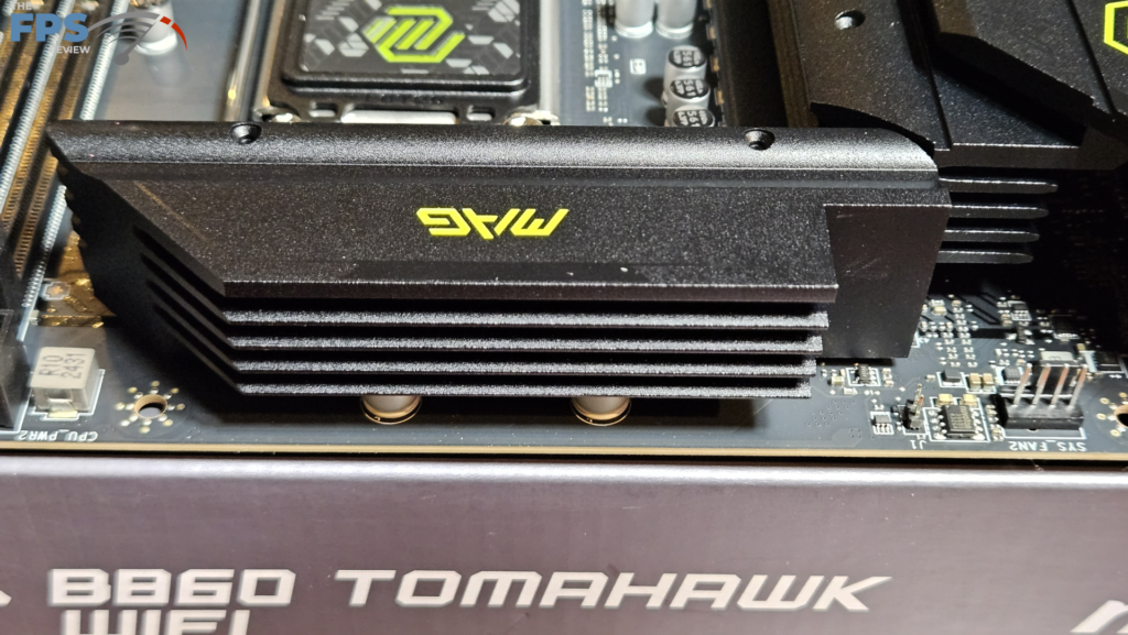 MSI MAG B860 TOMAHAWK WiFi : VRM heatsinks