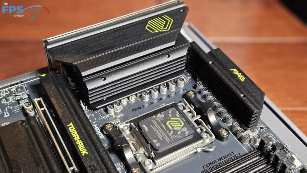 MSI MAG X870 TOMAHAWK WiFi : VRM heatsink