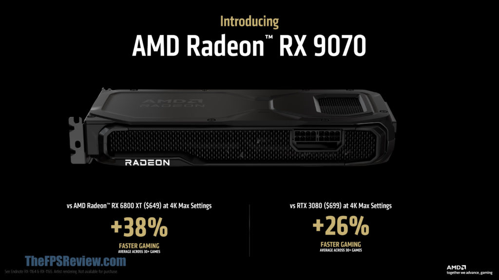AMD Radeon RX 9070 Slide Deck