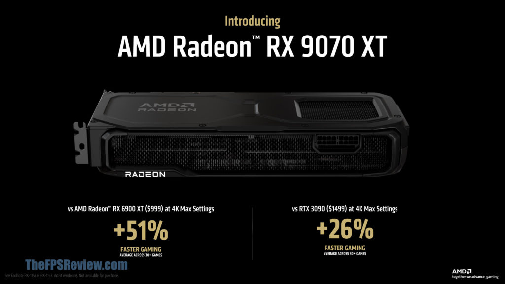 AMD Radeon RX 9070 XT Slide Deck